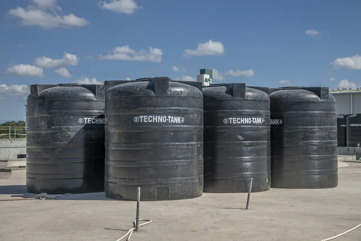 Techno Tanks outdoors